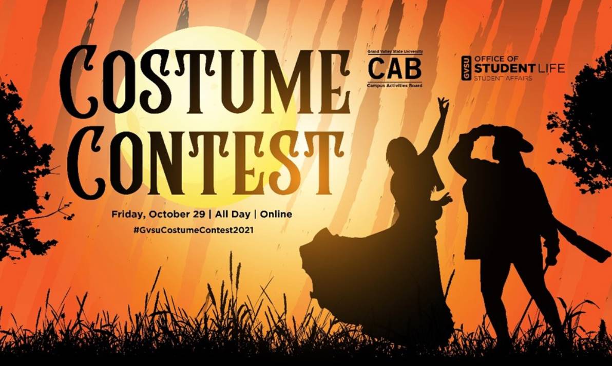 GVSU Costume Contest poster 2021